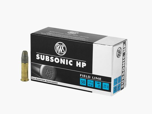 RWS Subsonic HP .22LR (50)