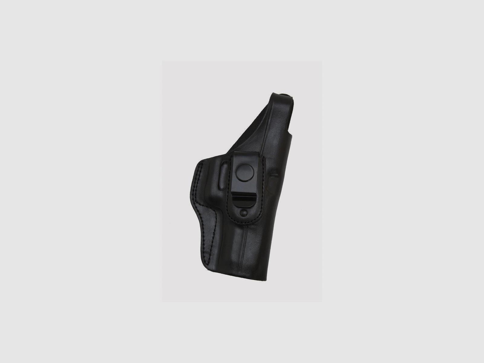 LEDER Innenholster mit Clip Rechtshänder-Schwarz H&K USP Compact