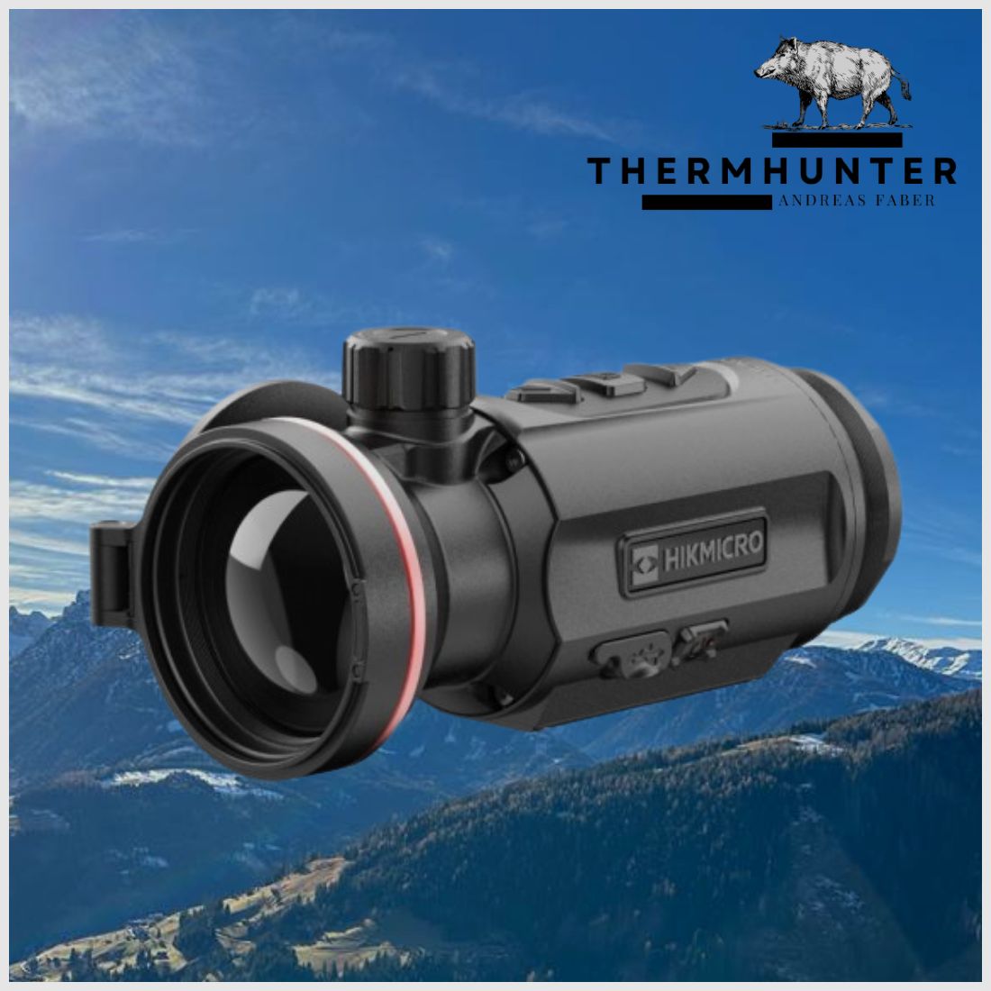 Hikmicro Clip-On Thunder TQ50C 3.0 Komplettset mit Adapter -NEU-