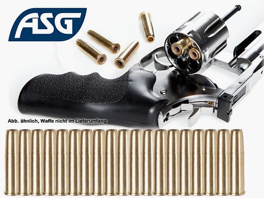 LadehĂĽlsen fĂĽr CO2 Revolver ASG Dan Wesson Messing 25 StĂĽck Kaliber 4,5 mm Diabolo