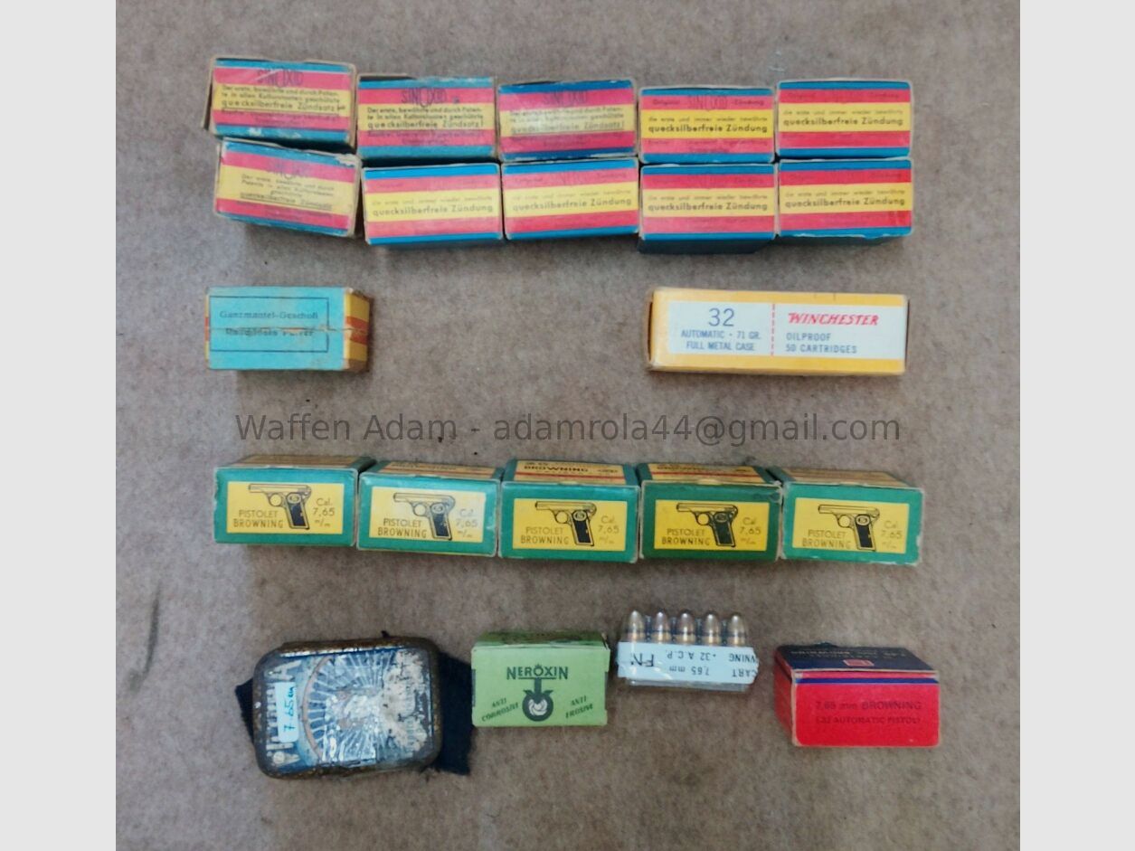 DWM FN Winchester etc. Ammunition collection various manufacturers