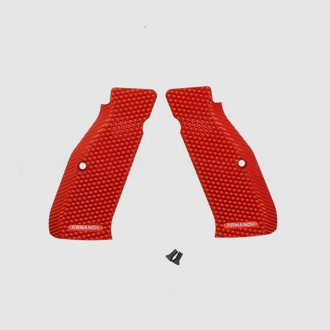 Empuñaduras de pistola Armanov PGCZG2 SpidErgo Gen2 para las series CZ Shadow 2, SP-01 y 75, color: rojo, tamaño: grande, longitud: larga, imagen 1 de 3