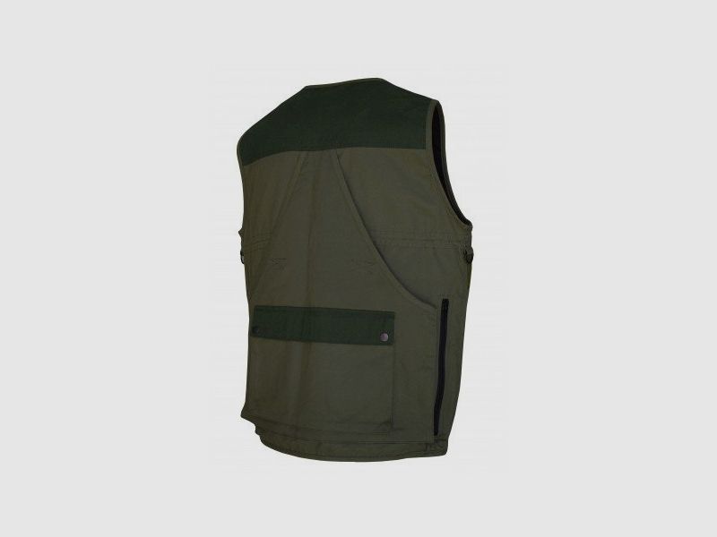 Doppelte Jagdweste Selva Khaki, Bild 2 von 2