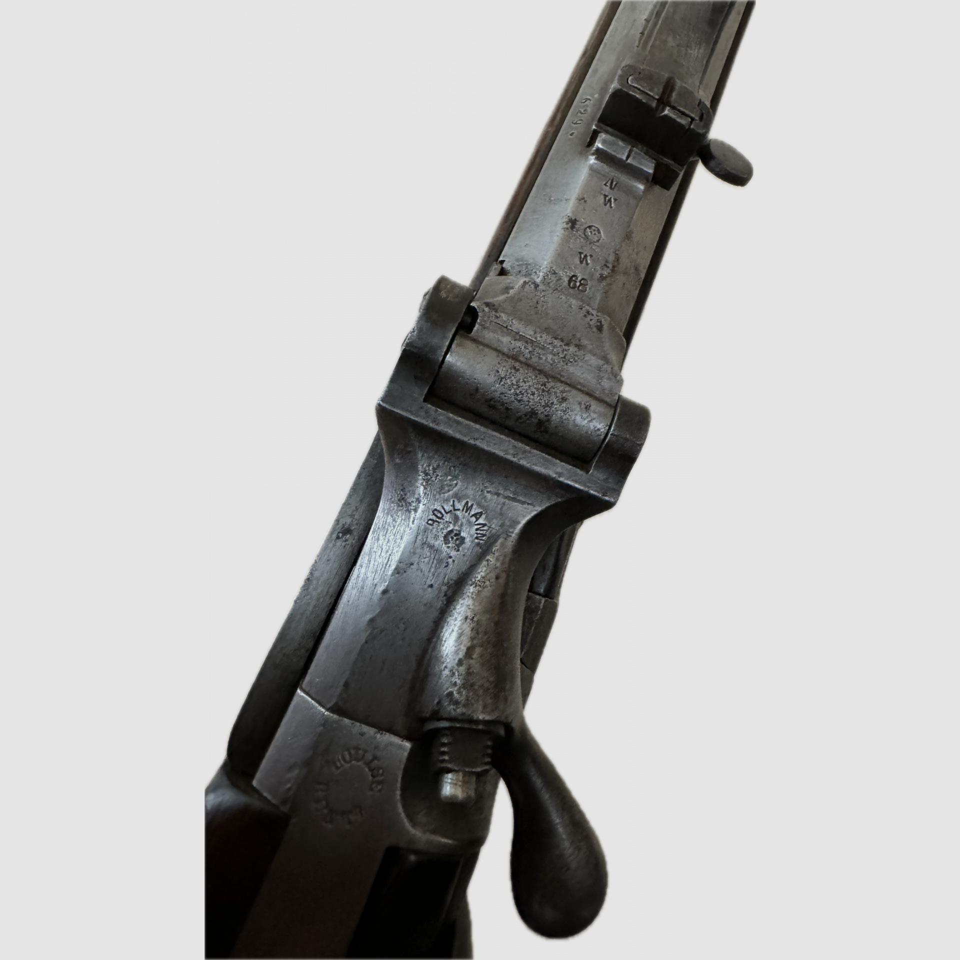 Wänzel Jägerstutzen M1854/67 Kal. 14 x 33R Wänzel met origineel bajonet en patroon, afbeelding 6 van 6