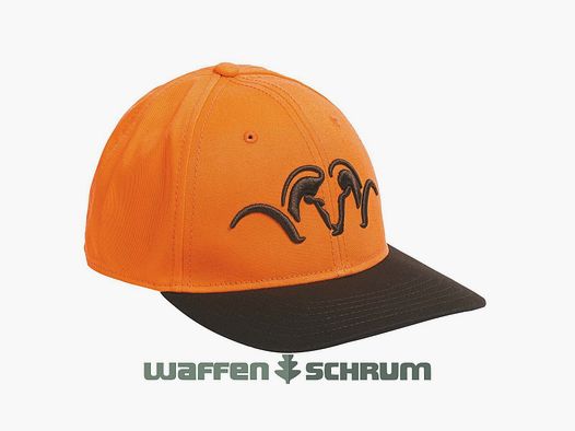 Blaser cap Striker blaze orange / dark brown