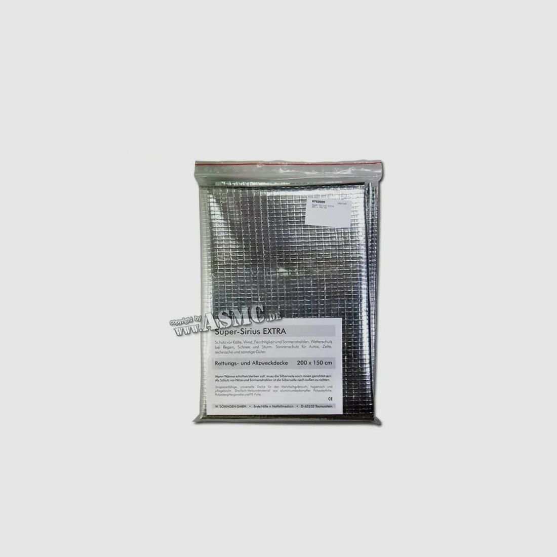 Söhngen Rettungsdecke Super-SIRIUS®-Extra 200 x 150 cm