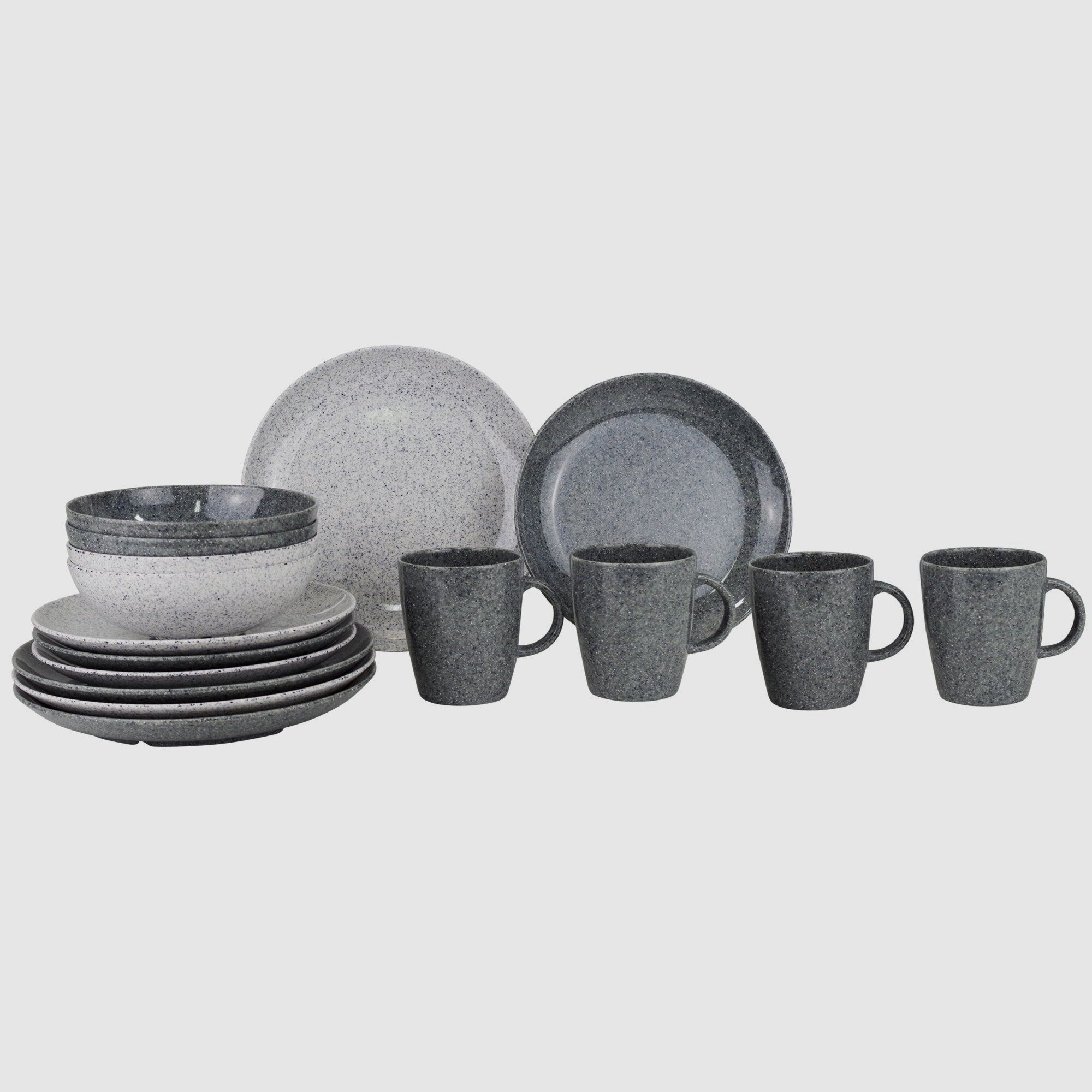 Set da tavola Solid Line, blu, immagine 8 di 18