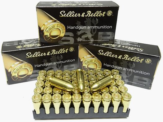 Amunicja kal. 9x19 mm FMJ S&B 8,0g