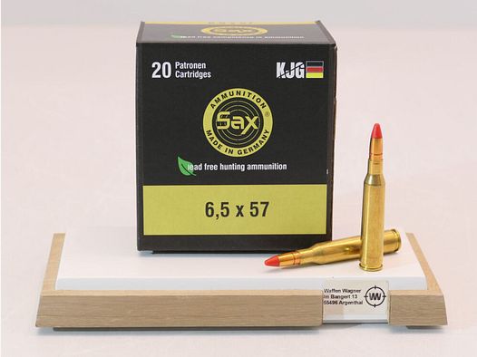 Munición Sax KJG-SR 6,00g à20 6,5x57