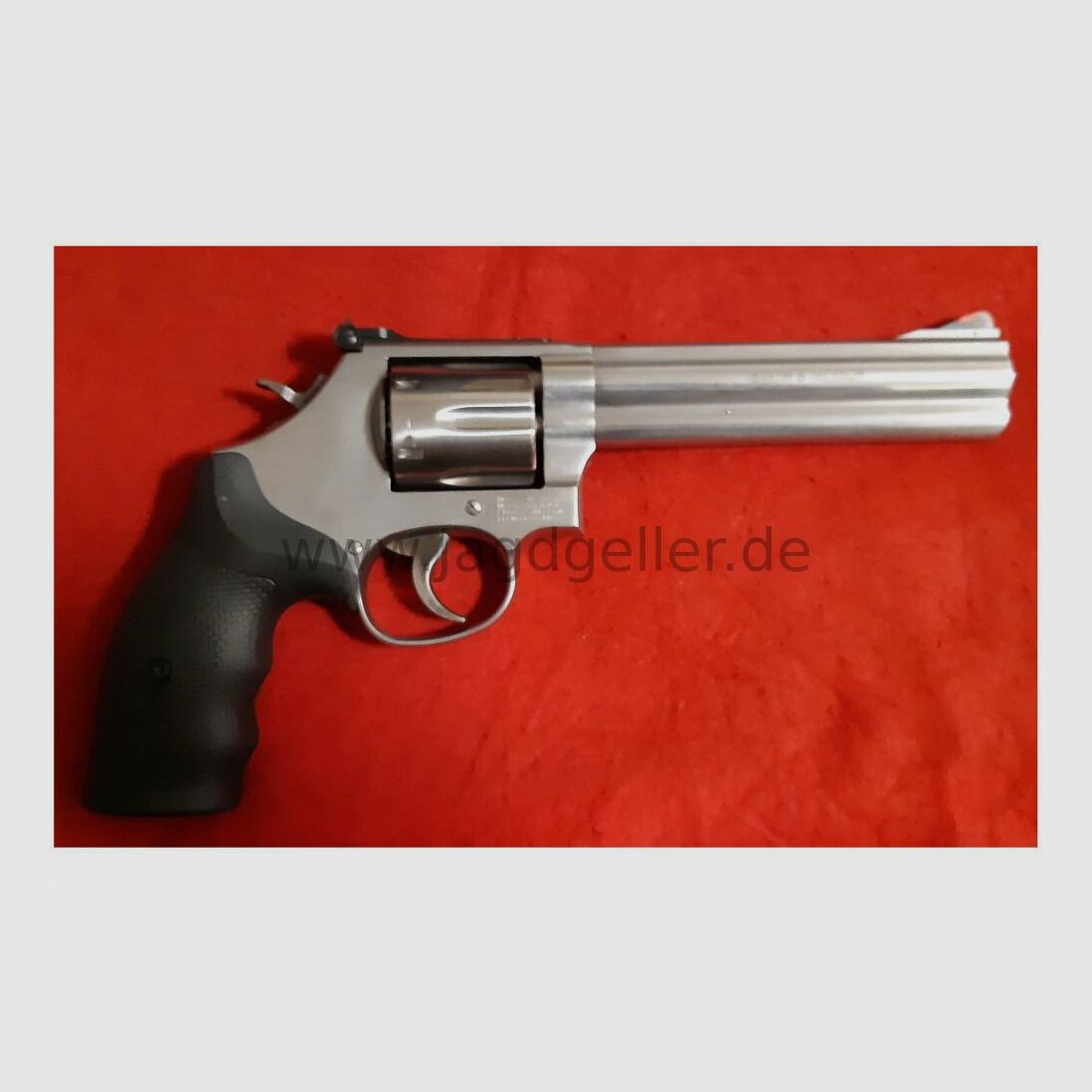 Smith & Wesson S&W Revolver Mod. 686, 6" WO, rotes Rampenkorn, .357Mag