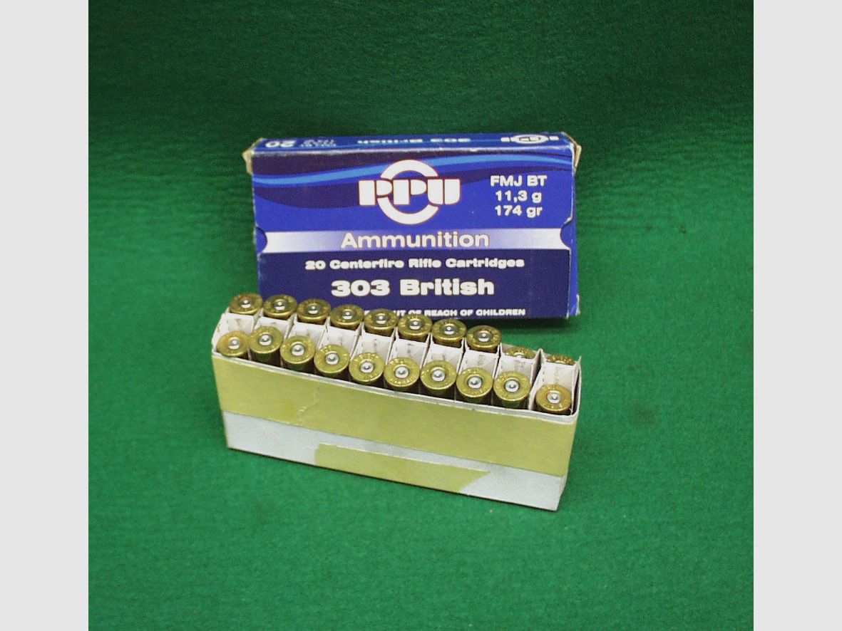 PPU bossoli .303 British, usati