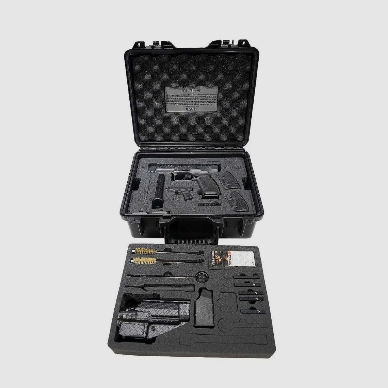 Canik SFx RIVAL-S Pistol, Black, 9×19, 18 Rounds, OR, Steelframe, Holster, image 3 of 3