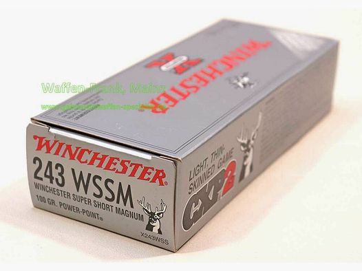 Winchester - USA Büchsenpatronen .243 WSSM