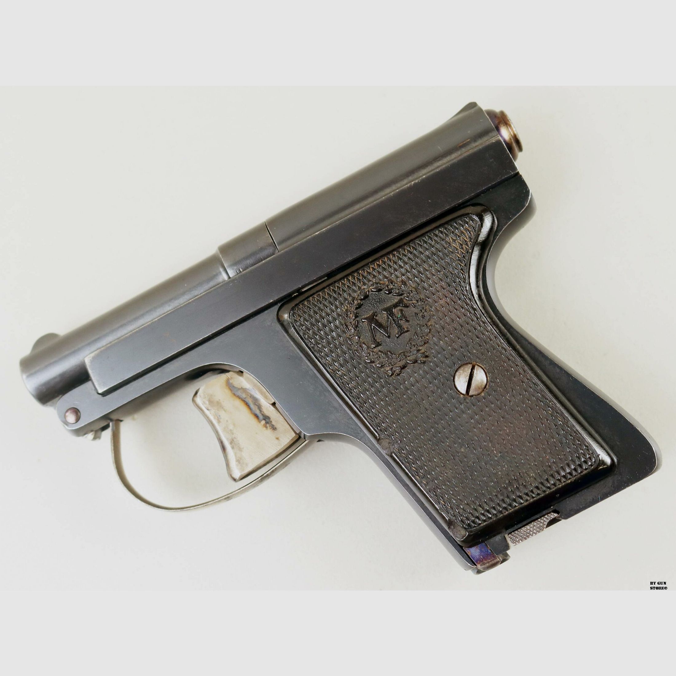 Pistola Manufrance mod. Le Francais cal. 6,35 mm n.º de serie 113667, imagen 2 de 6