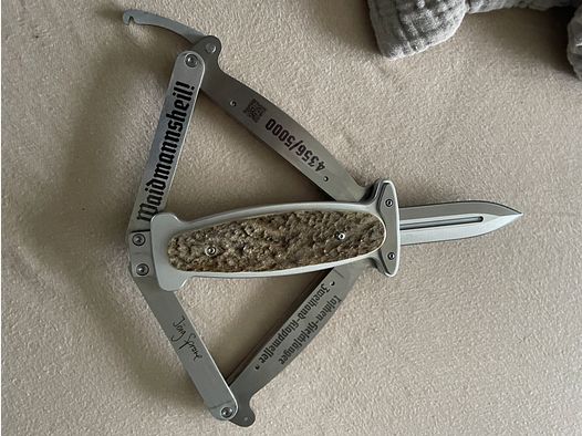 Gogun Hirschfänger Taschenhirschfänger 49a Messer beidseitig geschliffen
