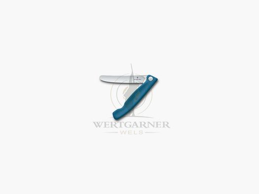 Victorinox Swiss Classic Picknick Messer 11cm Wellen blau