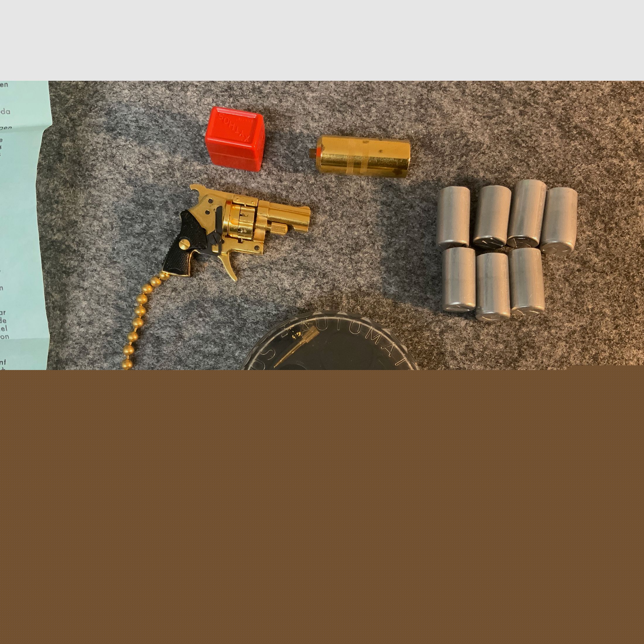 REVOLVER XYTHOS AUTOMATIC MINI Vergoldet
