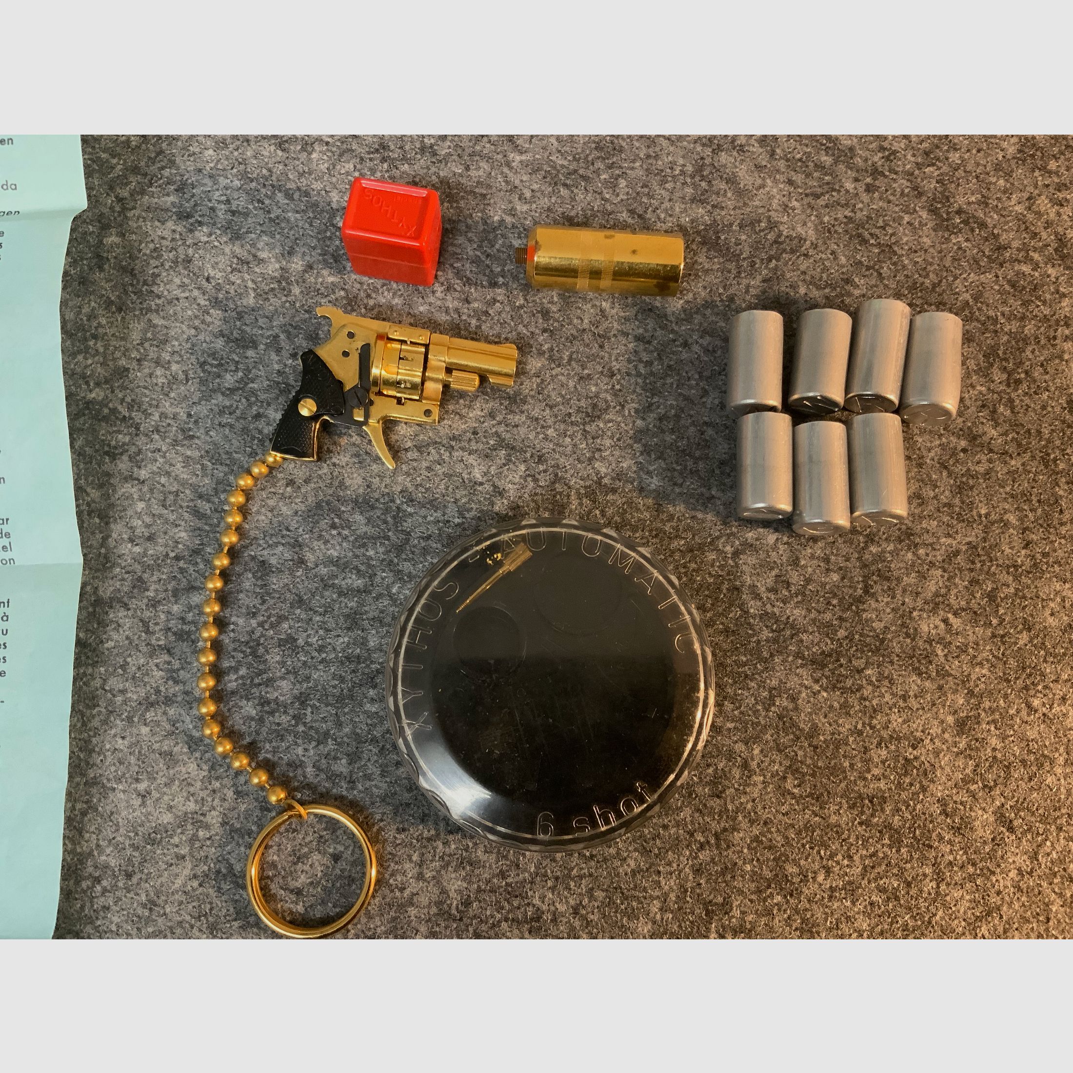 REVOLVER XYTHOS AUTOMATIQUE MINI Doré