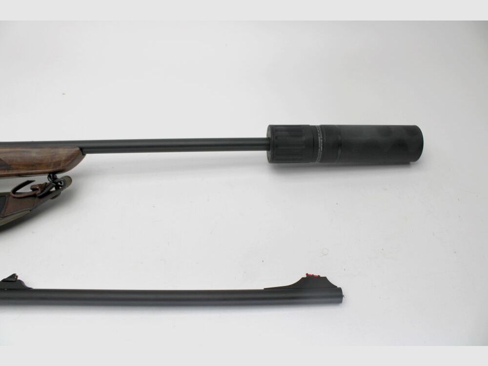 Merkel RX HELIX BLACK DS mit Wechsellauf und HLX Dämpfer und Dentler Basis	 .308Win + 8x57JS