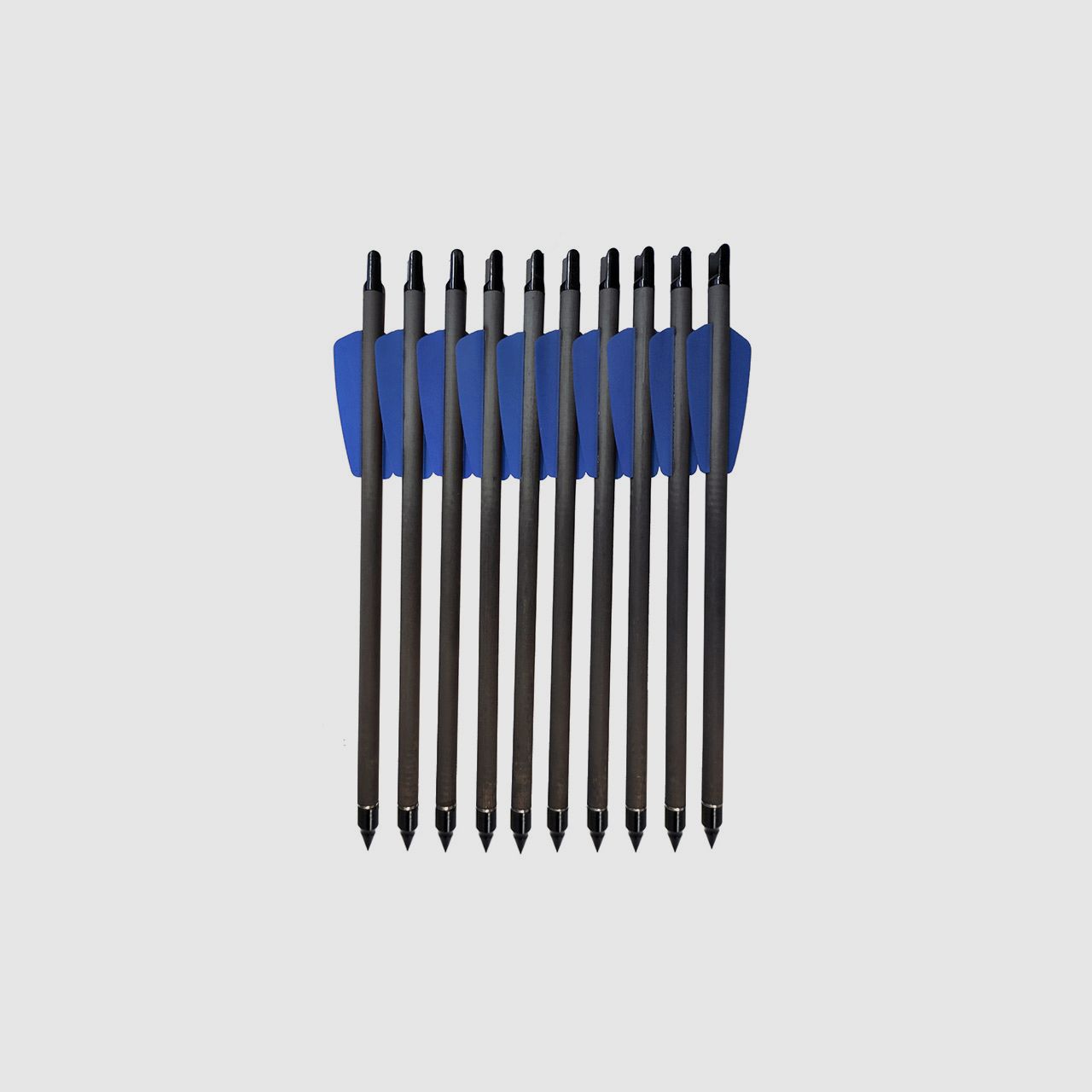 Carbon Pfeile Carbon Bolt, speziell fĂĽr die Armbrustpistolen X-Bow Cobra, R9, RX, Adder, 7,5 Zoll, Feldspitze, 10 StĂĽck