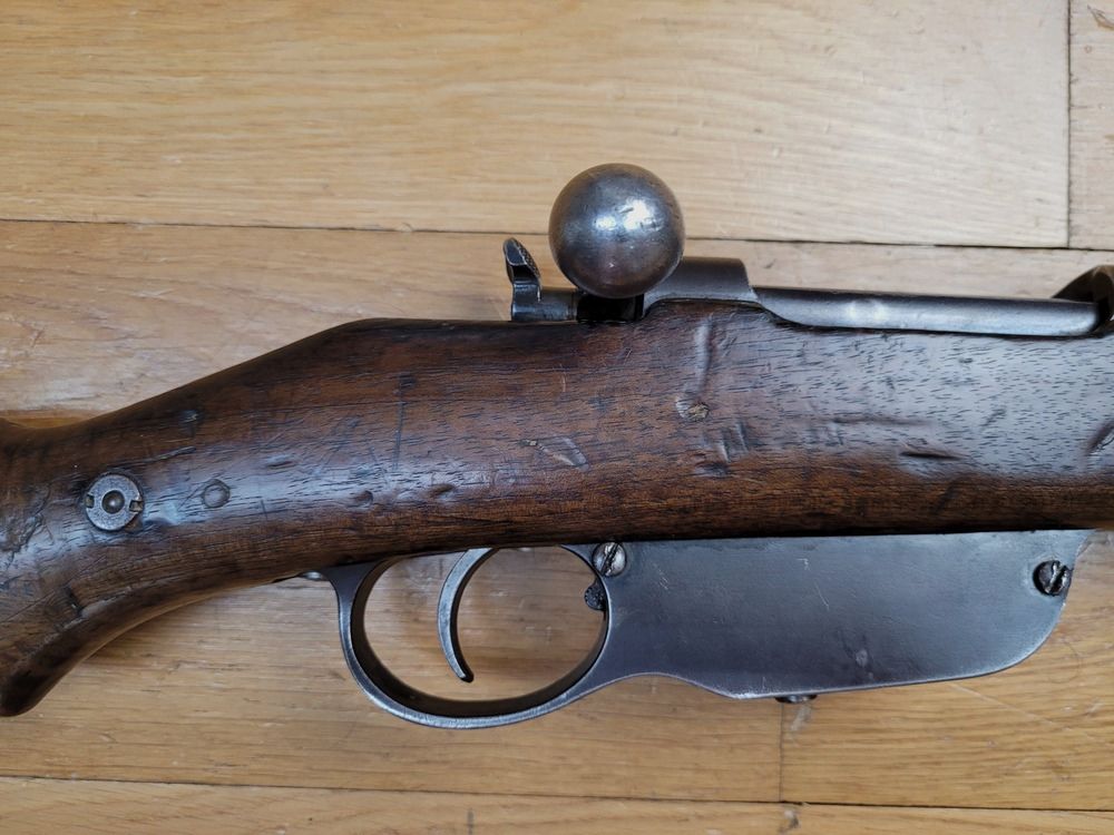Venerabler und seltener österreichischer Kavallerie-Mosqueton M95 (nicht 95/30!) – Originalkaliber aus 14-18 in 8×50 Mannlicher (und nicht in 8x56R nach 1930) – Mannlicher-Clip verfügbar – Arsenal von Steyr und 100% original – Kategorie D – Sehr selten und in insgesamt gutem Zustand, Bild 4 von 31