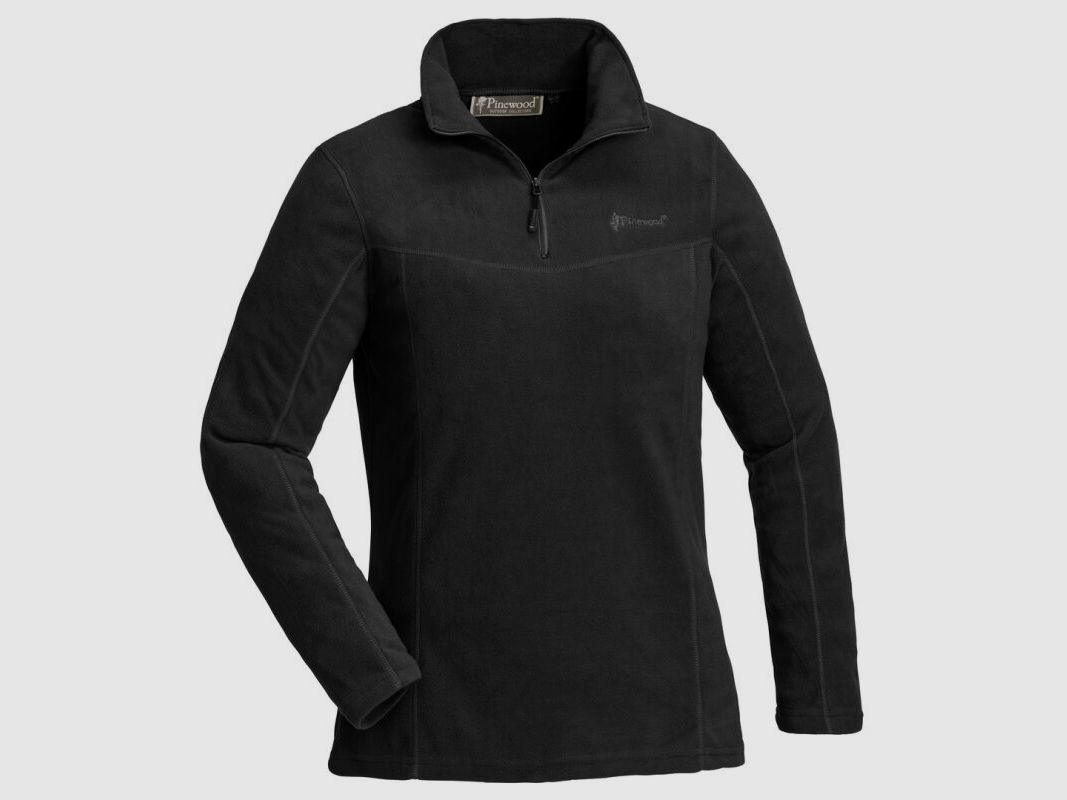 Pinewood Damen Fleece Sweater Tiveden Schwarz M