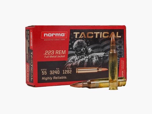 Norma Tactical .223 Rem FMJ 55gr (30)