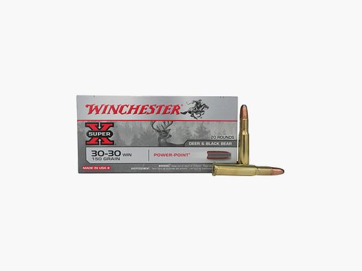 Cartucce Winchester cal. 30-30 winchester Power Point 150 gr