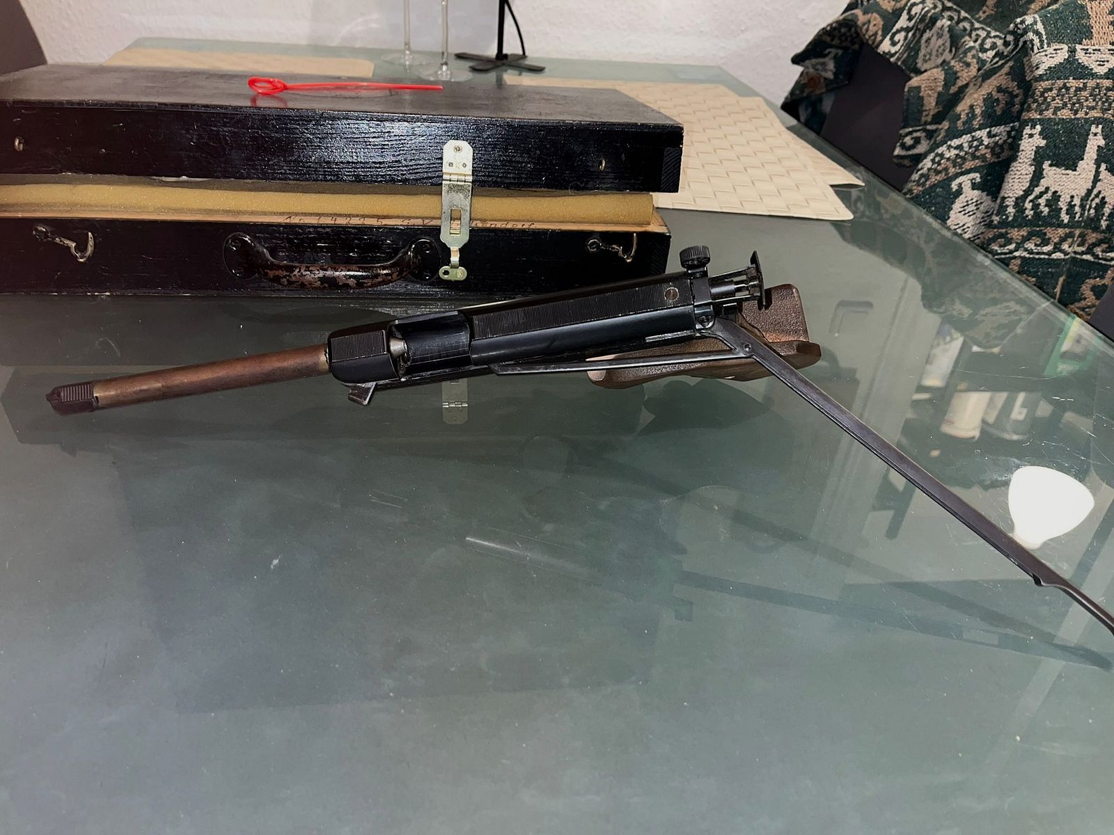 Feinwerkbau Mod. 65 4,5/.177, Federdruck / Seitenspanner