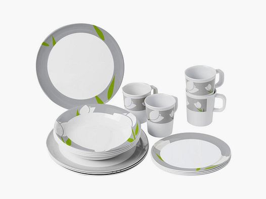 Tulip Dinner Set, 16-piece