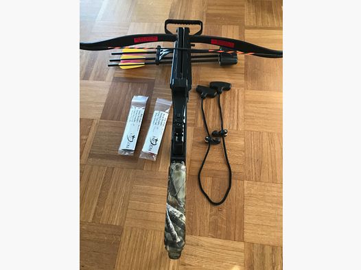 NXG Jag Two Camo 175 Ibs Recurve Armbrust incl. Red Dot und 10 Pfeile 