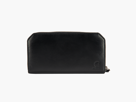 Carhartt Leather Clutch Wallet Women Black