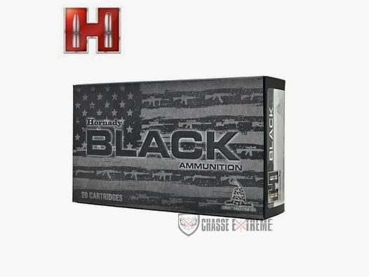 20 cartridges HORNADY Cal 7.62x39 111gr Monoflex Sbr Black