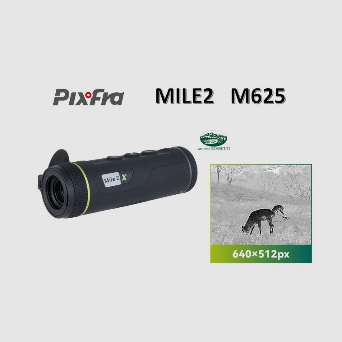 PIXFRA MILE2 M625 Wärmebildmonokular