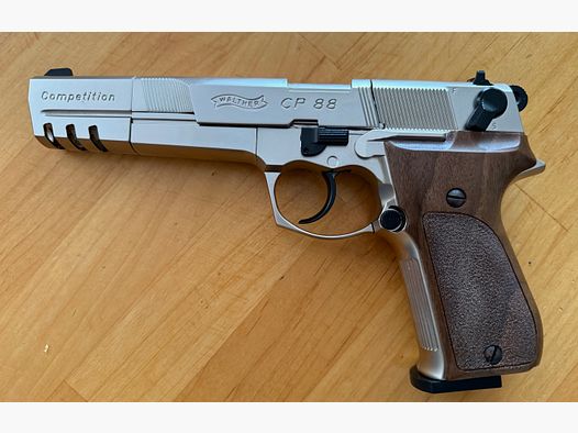 Walther CP88 Competition Diabolo Holzgriffe