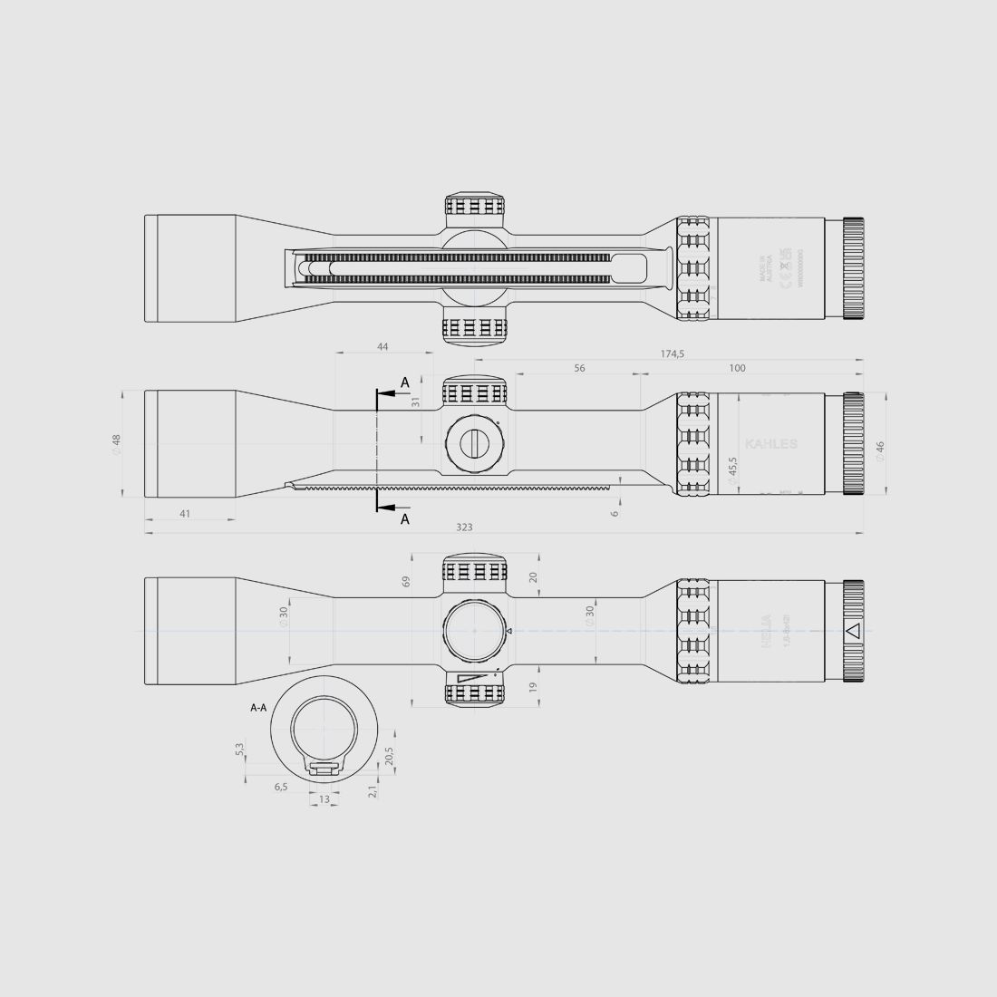 Kahles Helia 1.6-8x42i riflescope