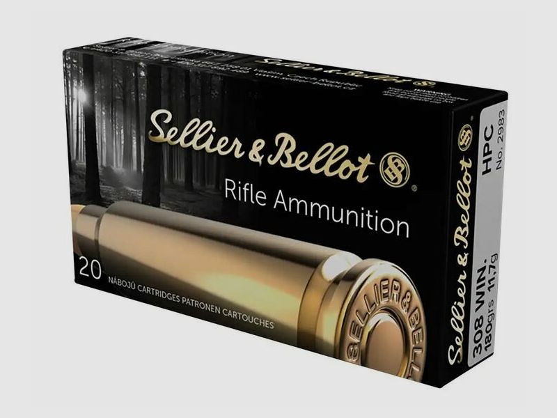 Sellier & Bellot 60 disparos HPC 308 Win 11,7g