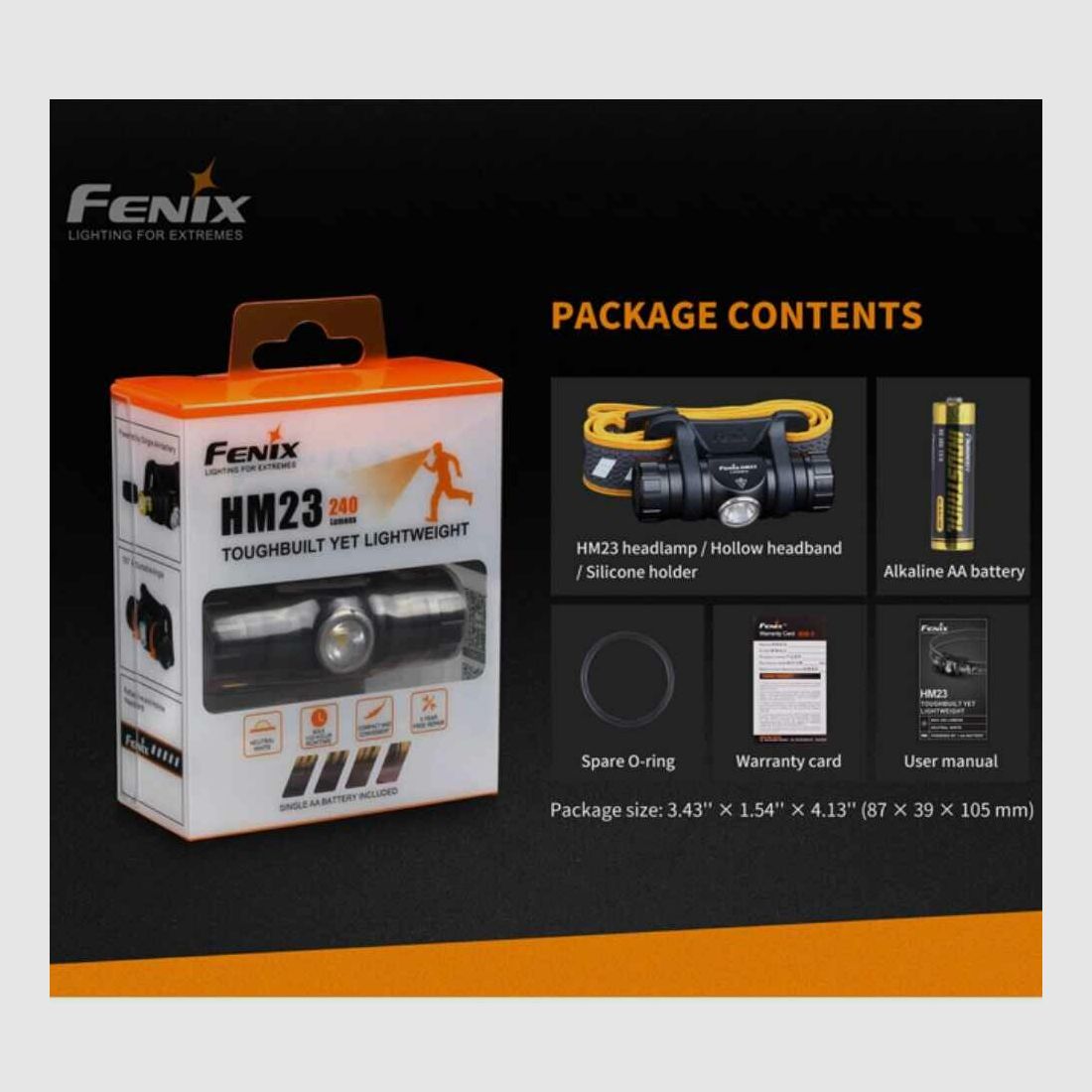 Fenix Torcia frontale Fenix HM23