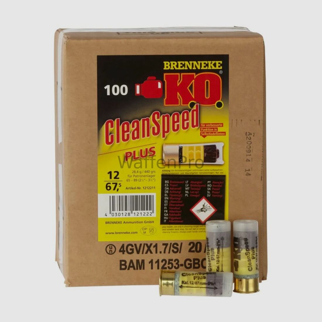 Brenneke K.O. CleanSpeed Plus 28,4g Slug