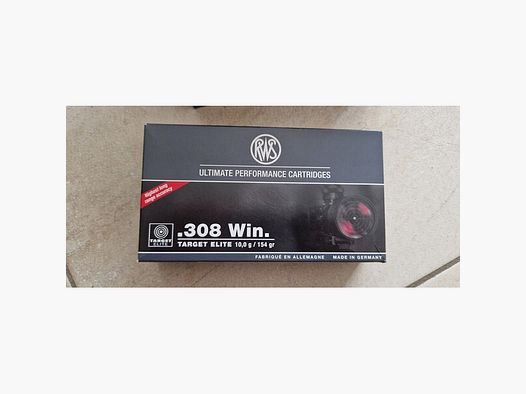 RWS .308 Win Target Elite Hülsen 100 Stück
