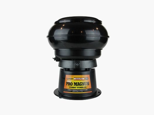 Lyman 2500 PRO-MAGNUM Auto-Flo Turbo Tumbler noir / Machine à polir les douilles 220V