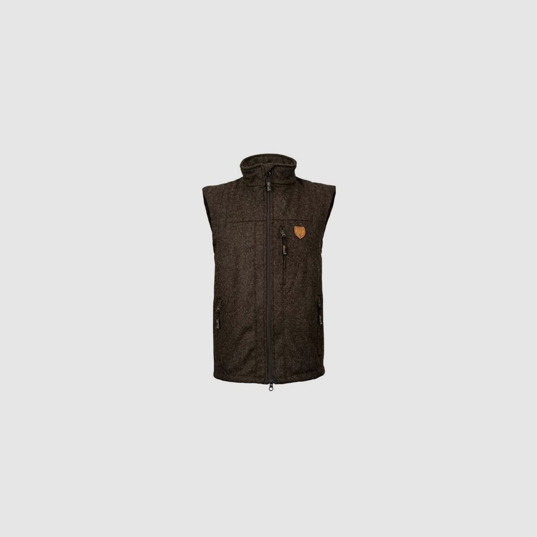SKOGEN GILET LODEN BROWN, image 2 of 3