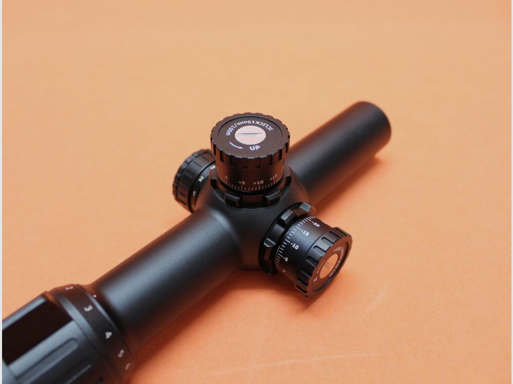 GECO Geco Zielfernrohr 1-6x24 IR TT Tactical, GCDT Leuchtabsehen (2.BE) Circle-Dot für IPSC/ Dynamic usw.
