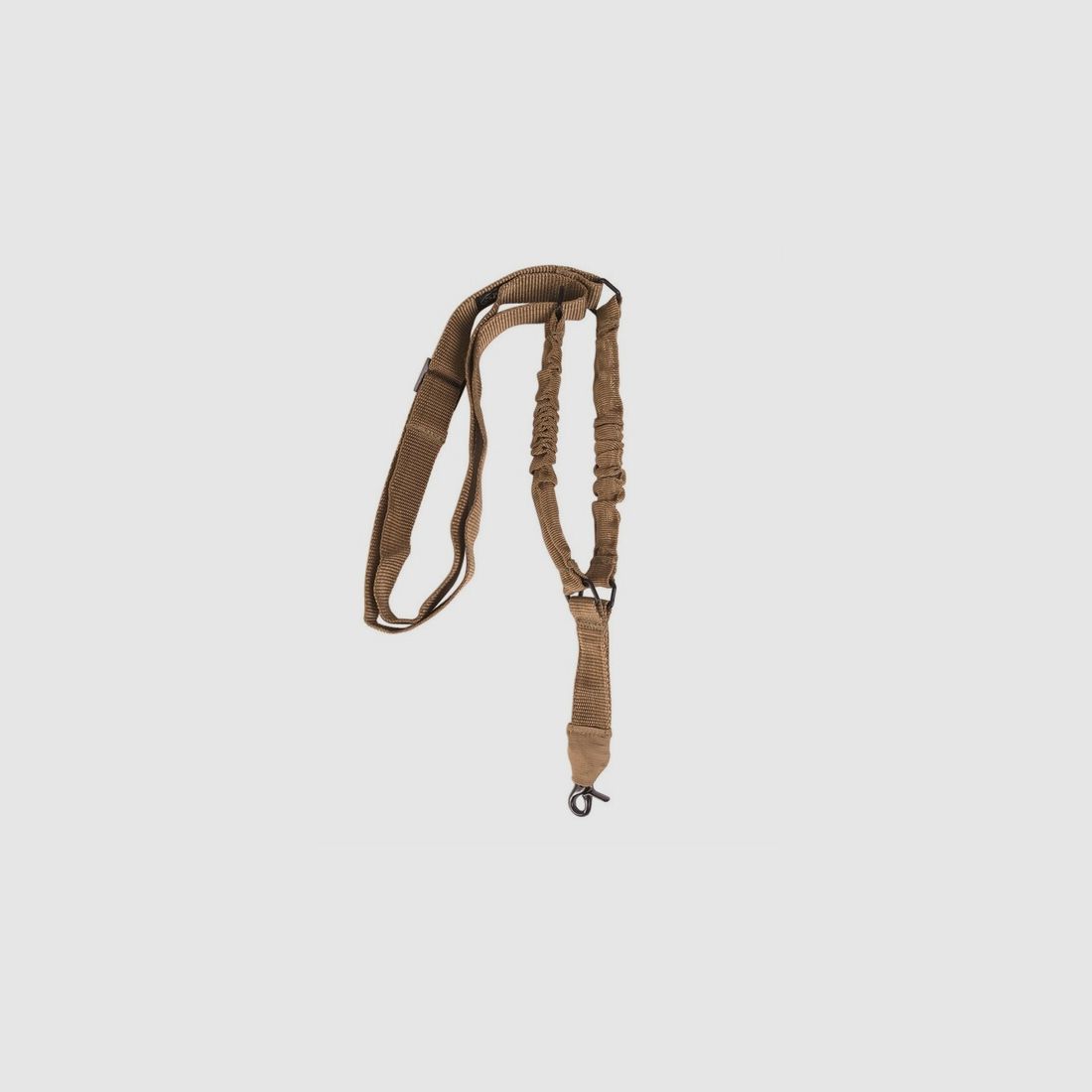 Tact. Gewehrgurt 1-Punkt COYOTE BEIGE 65-123cm m. Bungee / Waffen Tragegurt Trageriemen Gewehrriemen