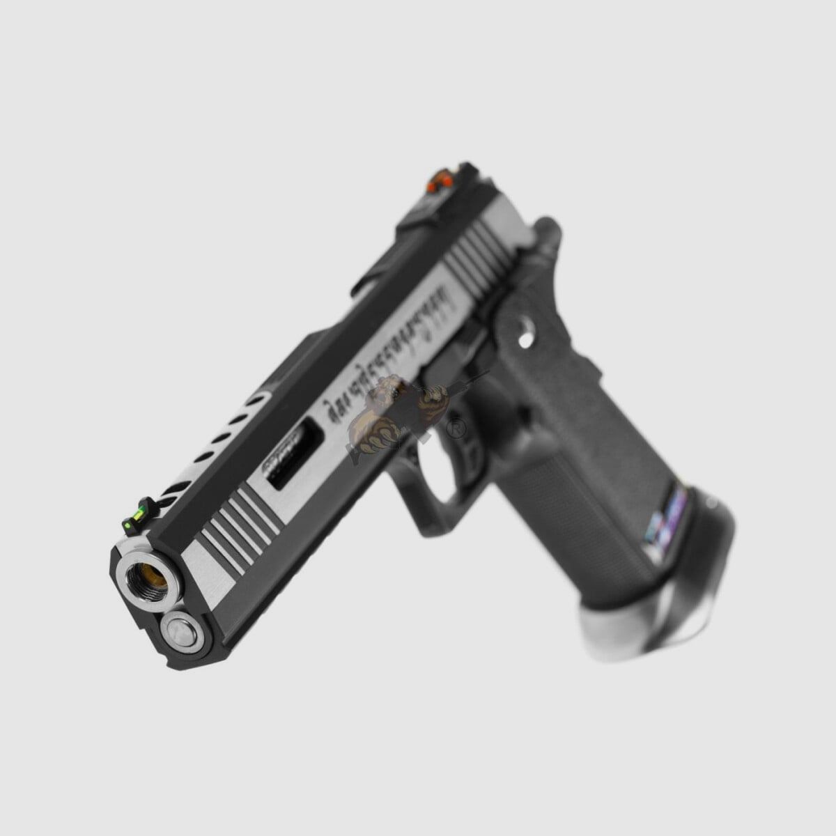 WE Hi-Capa 6 Force A Silver Barrel Full Metal GBB -F-, Bild 4 von 6