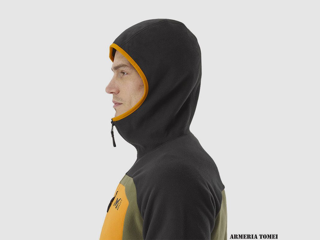 JACKE/FLEECE – MILLET – ABRASION FLEECE HOODIE M Ivy/Noir, Bild 6 von 7