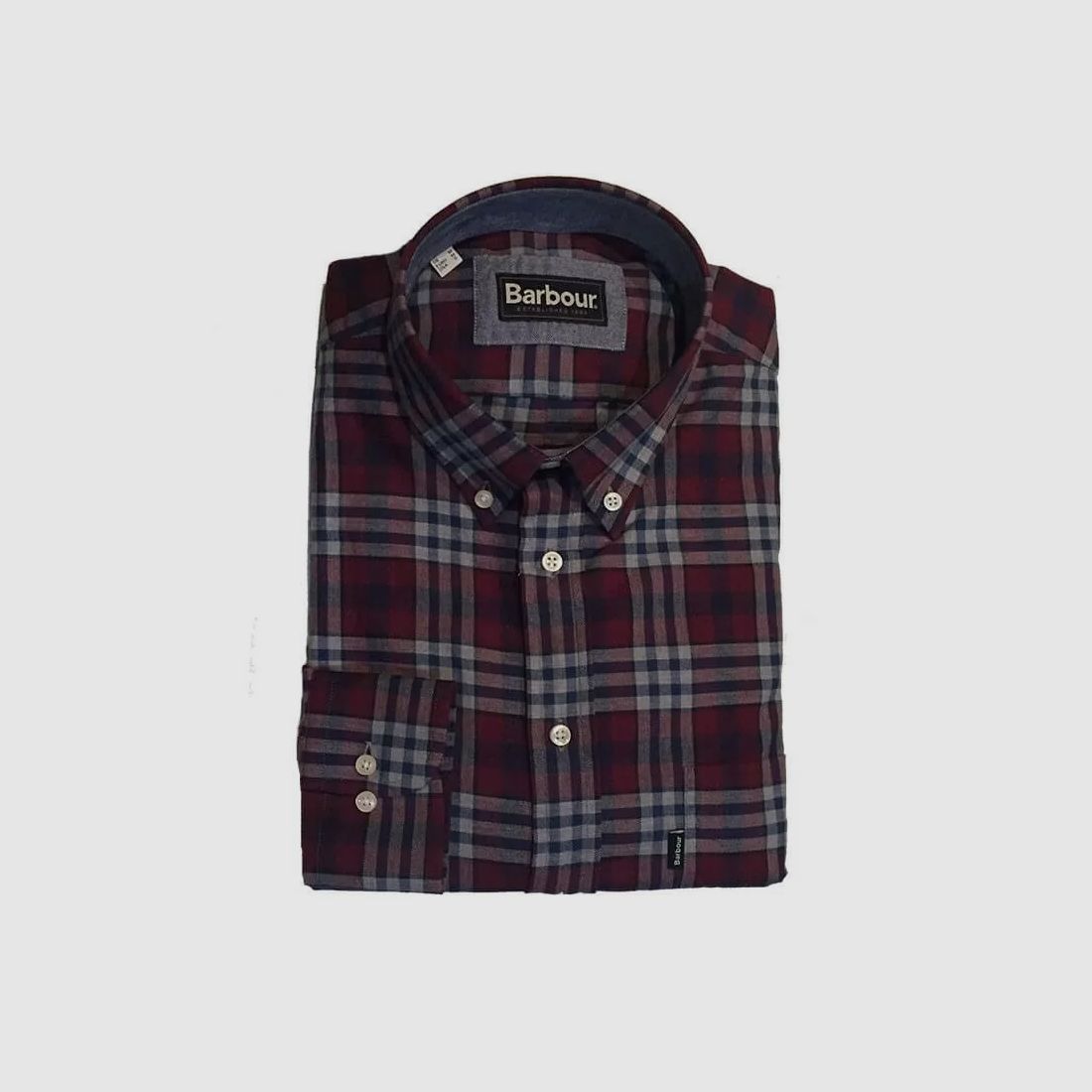 Barbour Tom BS217103 Granatowo-Malinowy, zdjęcie 1 z 2