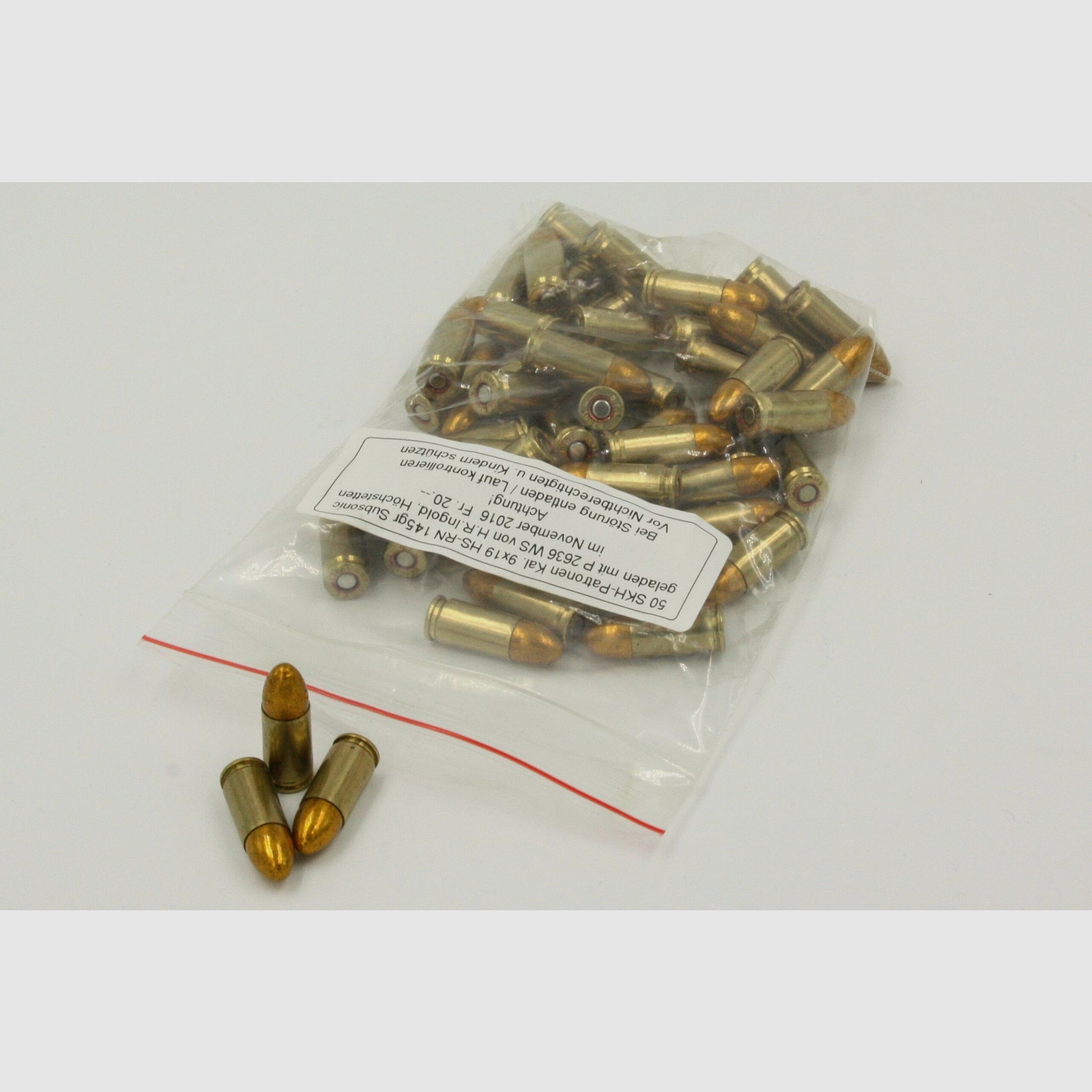 SKH, 9×19 avec balle Magtech Clean-Range, TMJ-RN, 124 gr., 50 pcs.