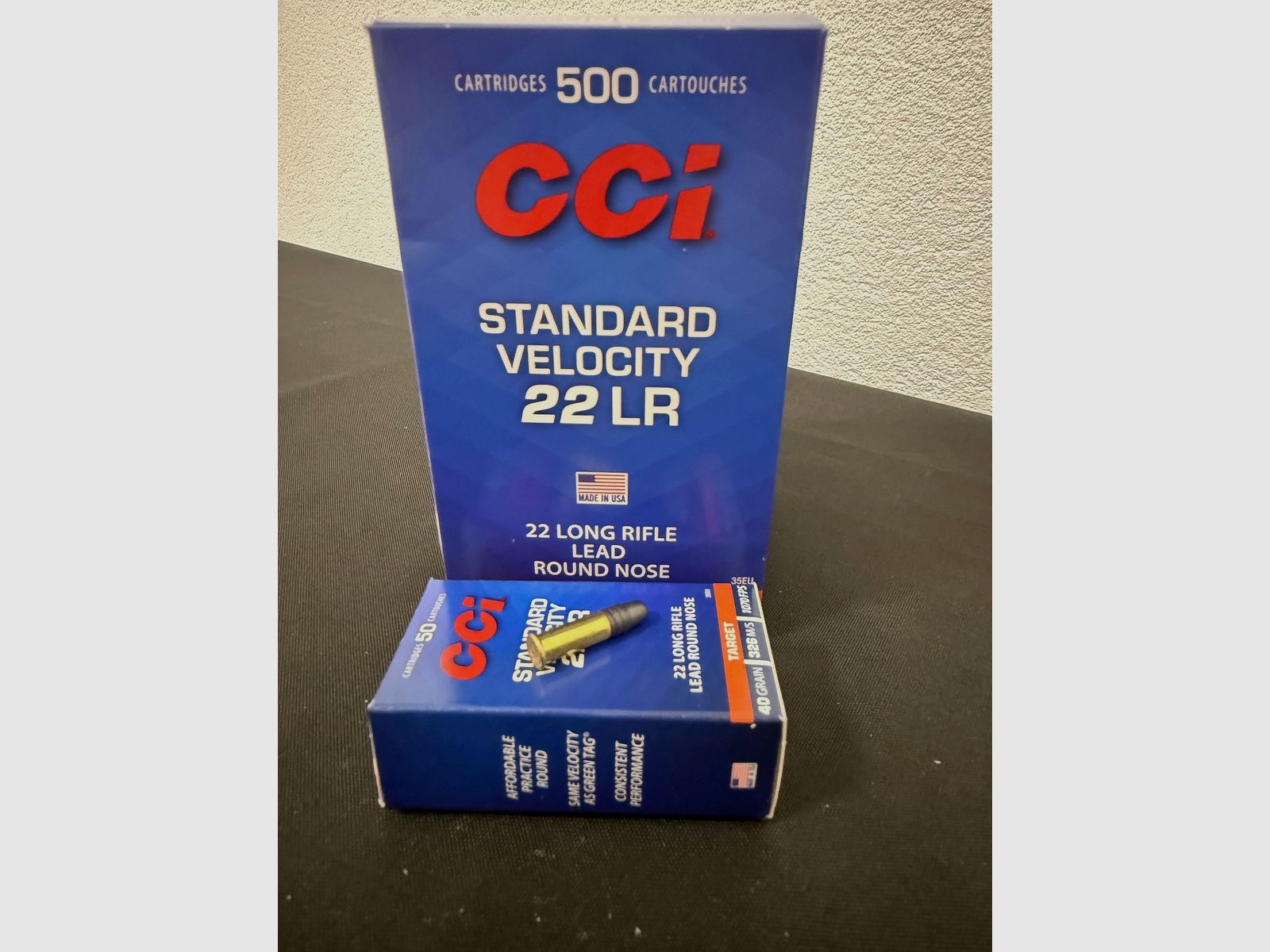 Offre valable jusqu'à épuisement des stocks !! CCI Standard munitions de petit calibre .22LR 40grain