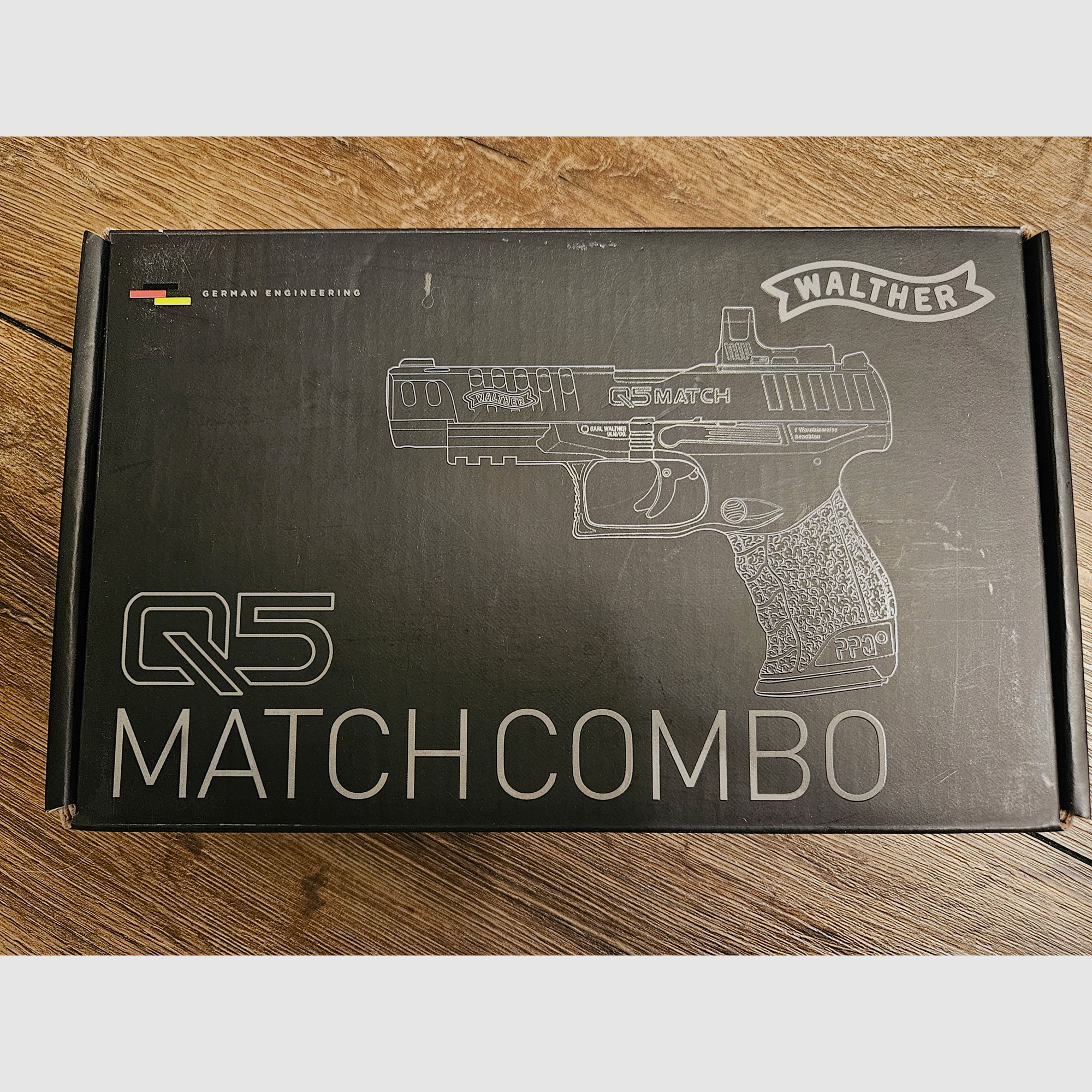 Pistola ad aria compressa Walther Q5 Match Pistolen